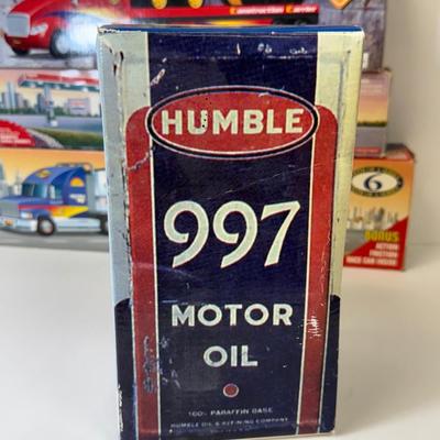 LOT 110: Collectible Trucks in Box: Humble, Sunoco, Mobil, Exxon