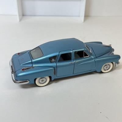 LOT 119: Franklin Mint Precision Models 1:24 Scale 1948 Tucker, Chevrolet Small Block Engine Model & Miro Chevy Pickup Model