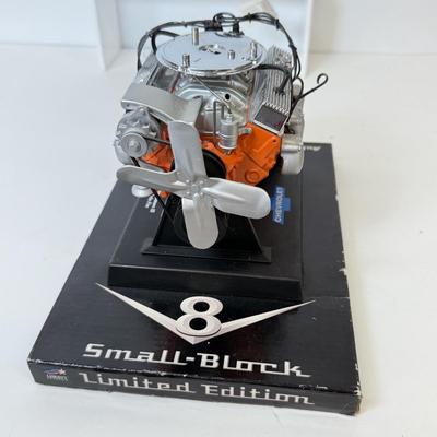 LOT 119: Franklin Mint Precision Models 1:24 Scale 1948 Tucker, Chevrolet Small Block Engine Model & Miro Chevy Pickup Model
