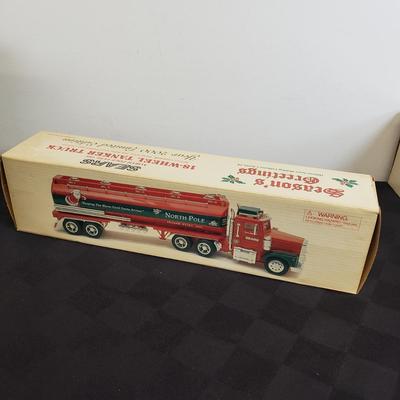 LOT 144: Taylor Trucks Christmas Sears Trucks, USA Racing Team, Peterbilt Long Hauler, 1:18 Scale Limousine & More
