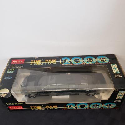 LOT 144: Taylor Trucks Christmas Sears Trucks, USA Racing Team, Peterbilt Long Hauler, 1:18 Scale Limousine & More