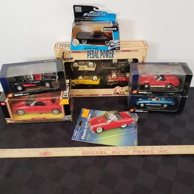 LOT 148: Classic Car Collection- New in Package- Corvette, Thunderbird & More