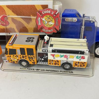 LOT 201: Toys R Us Trucks / Collectibles & More