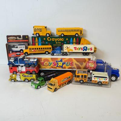 LOT 201: Toys R Us Trucks / Collectibles & More