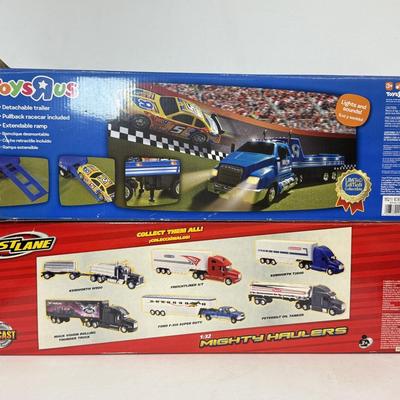 LOT 202: Toys R Us Trucks & Matchbox: Spongebob & Go Diego Go