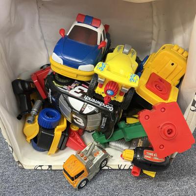 LOT 210: Big Lot of Young Kids Construction Vehicle Toys & More