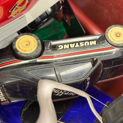 LOT 216: 40 Gallon Tub of Radio Control RC Cars & Remotes