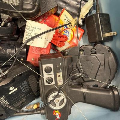 LOT 216: 40 Gallon Tub of Radio Control RC Cars & Remotes
