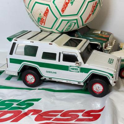 LOT 217: Out of Box Hess Trucks & More w/ Hess Soccer Ball