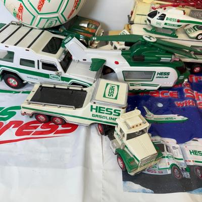 LOT 217: Out of Box Hess Trucks & More w/ Hess Soccer Ball