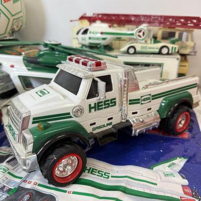 LOT 217: Out of Box Hess Trucks & More w/ Hess Soccer Ball