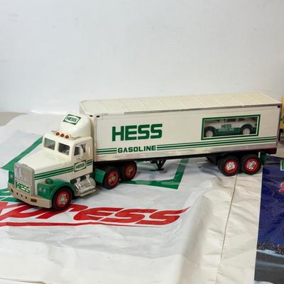 LOT 217: Out of Box Hess Trucks & More w/ Hess Soccer Ball