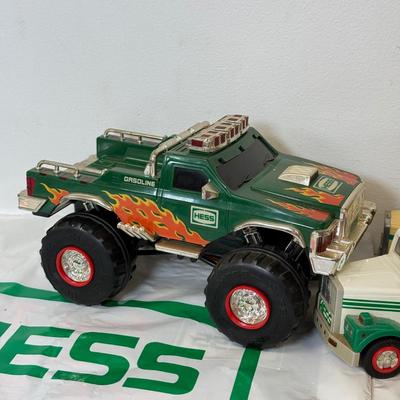 LOT 217: Out of Box Hess Trucks & More w/ Hess Soccer Ball