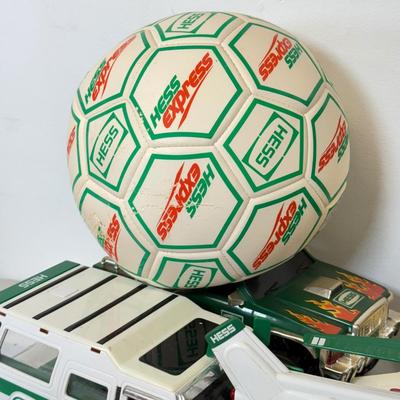 LOT 217: Out of Box Hess Trucks & More w/ Hess Soccer Ball
