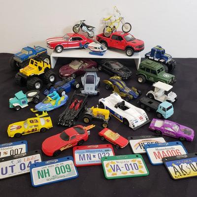 LOT 223: Assortment of Cars, Trucks, Bicycles & Accessories-Different Sizes