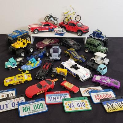 LOT 223: Assortment of Cars, Trucks, Bicycles & Accessories-Different Sizes