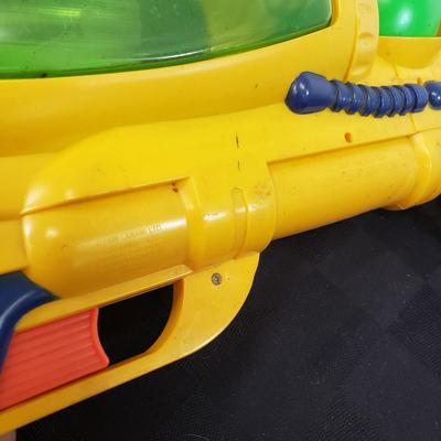 LOT 224: Vintage Larami Super Soakers with Assortment of Target Boards