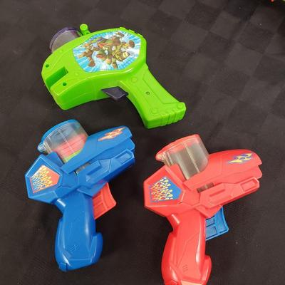 LOT 225: Collection of Nerf Guns, Accessories & More