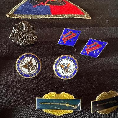 MILITARY BARS, PATCHES AND PINS