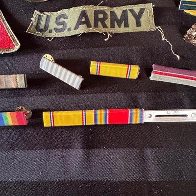 MILITARY BARS, PATCHES AND PINS