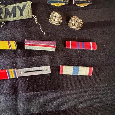MILITARY BARS, PATCHES AND PINS