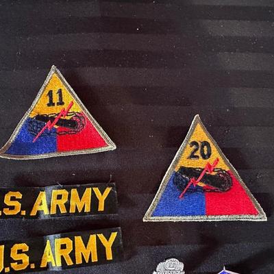 MILITARY BARS, PATCHES AND PINS