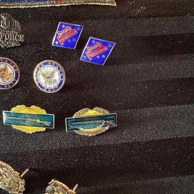 MILITARY BARS, PATCHES AND PINS