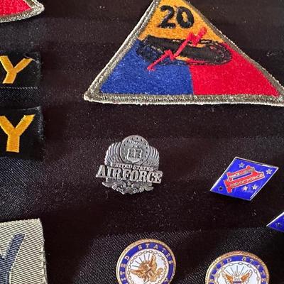 MILITARY BARS, PATCHES AND PINS