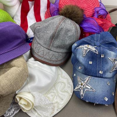 Lot of 11 Fun Hats