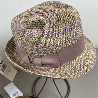 Lot of 3 New Fedora Hats