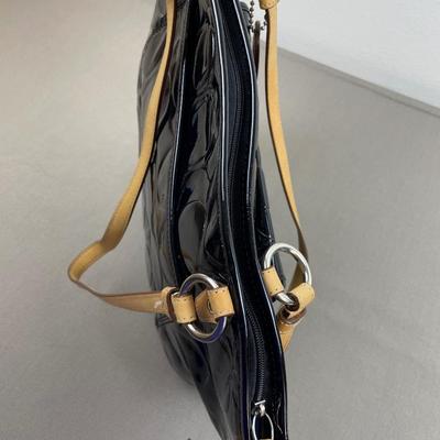 Coach Black Patent Leather Handbag