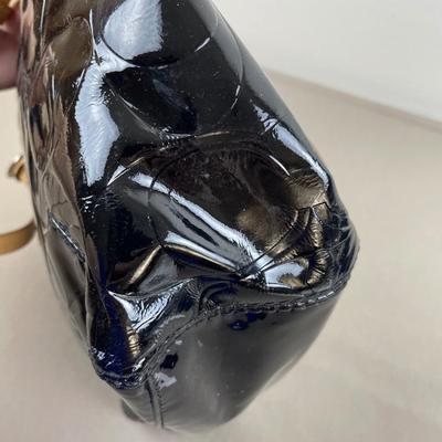 Coach Black Patent Leather Handbag