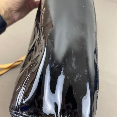 Coach Black Patent Leather Handbag