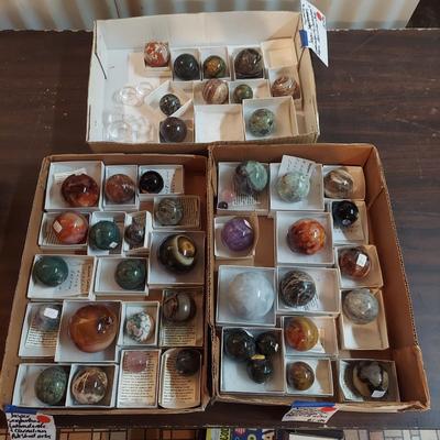 Jasper, Serpentine, Labradorite, Carnelian and More Polished Orbs (B1-BM)
