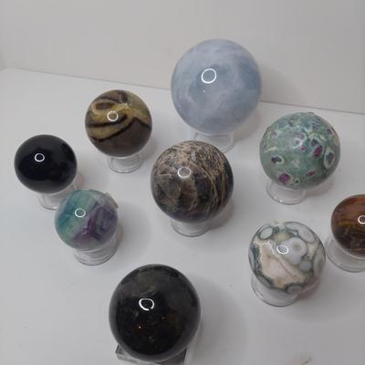 Jasper, Serpentine, Labradorite, Carnelian and More Polished Orbs (B1-BM)