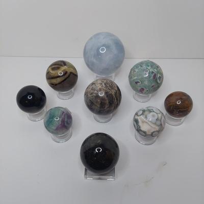 Jasper, Serpentine, Labradorite, Carnelian and More Polished Orbs (B1-BM)