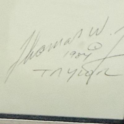 Sale Photo Thumbnail #144: In good condition. Signed in pencil by the artist in 1984.  Limited edition, #351 0f 4100.