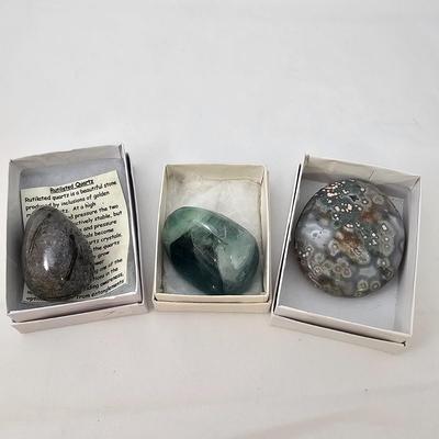 Polished Stones Including Carnelian, Lapis, Moonstone & More (B2-JS)