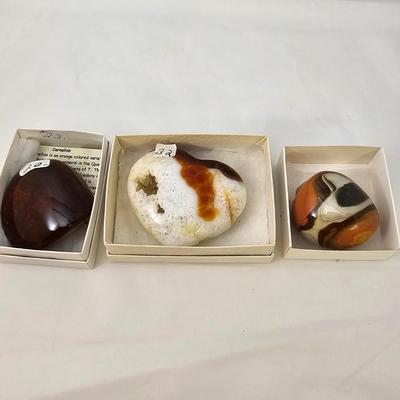 Polished Stones Including Carnelian, Lapis, Moonstone & More (B2-JS)