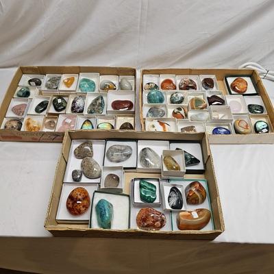 Polished Stones Including Carnelian, Lapis, Moonstone & More (B2-JS)
