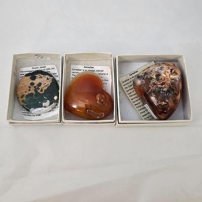 Polished Stones Including Carnelian, Lapis, Moonstone & More (B2-JS)