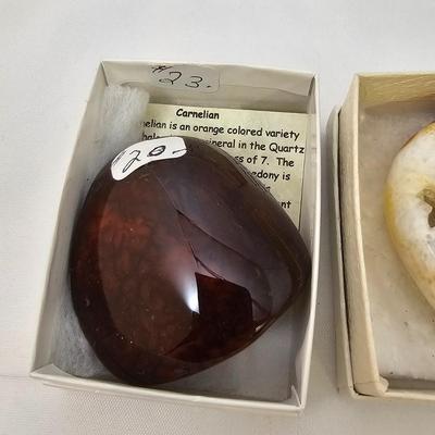 Polished Stones Including Carnelian, Lapis, Moonstone & More (B2-JS)