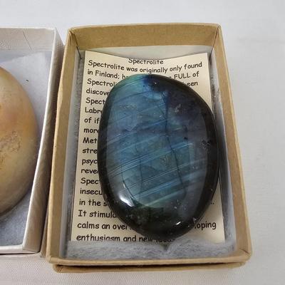 Polished Stones Including Carnelian, Lapis, Moonstone & More (B2-JS)