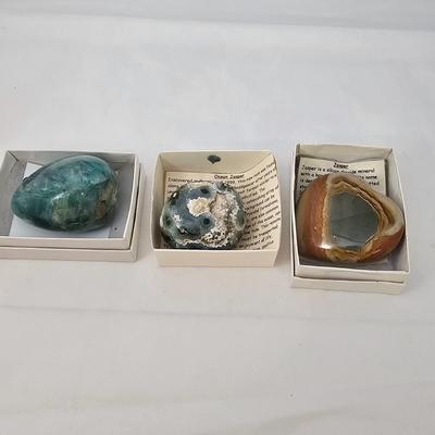 Polished Stones Including Carnelian, Lapis, Moonstone & More (B2-JS)