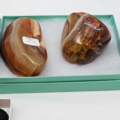 Polished Stones Including Carnelian, Lapis, Moonstone & More (B2-JS)
