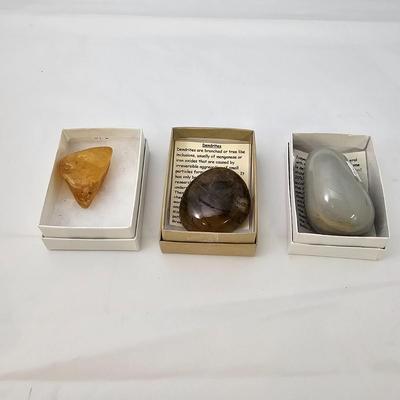 Polished Stones Including Carnelian, Lapis, Moonstone & More (B2-JS)