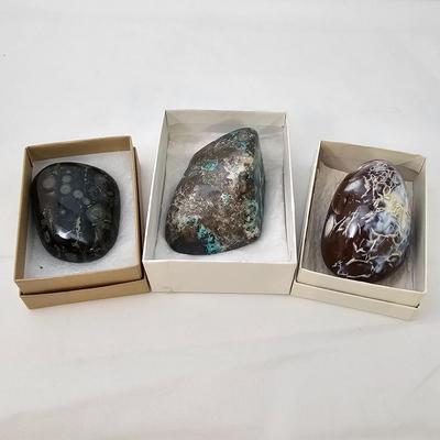 Polished Stones Including Carnelian, Lapis, Moonstone & More (B2-JS)