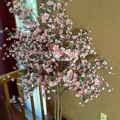 Faux cherry blossom tree