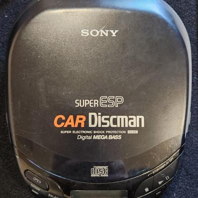 Sale Photo Thumbnail #71: Sony Super ESP Car Discman D-838K Portable CD Player w/ Remote Car Kit & Case.

Will receive all items pictured as is.
