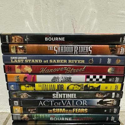 ACTION PACKED DVD’s